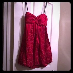 Macy’s juniors red dress
